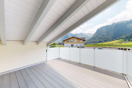 terrasse mit deck, from property, blick auf die berge, mountain view, und view focus