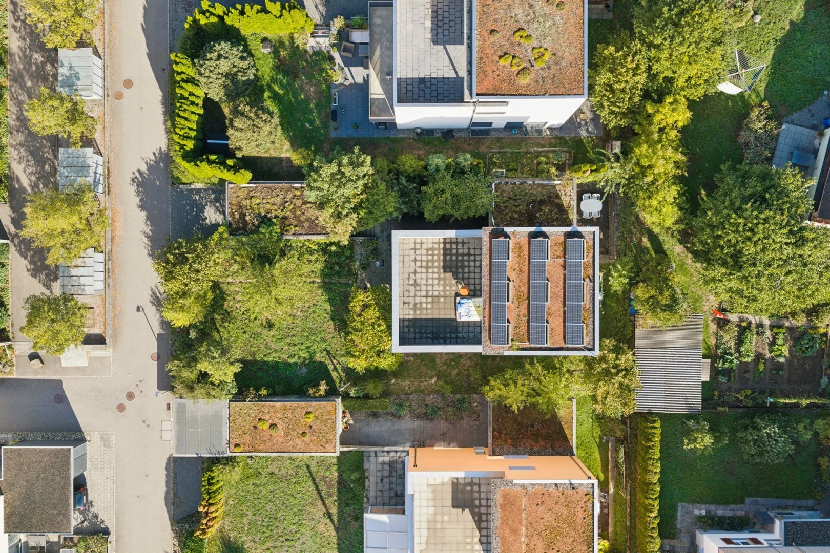 lage auf der karte mit aerial map