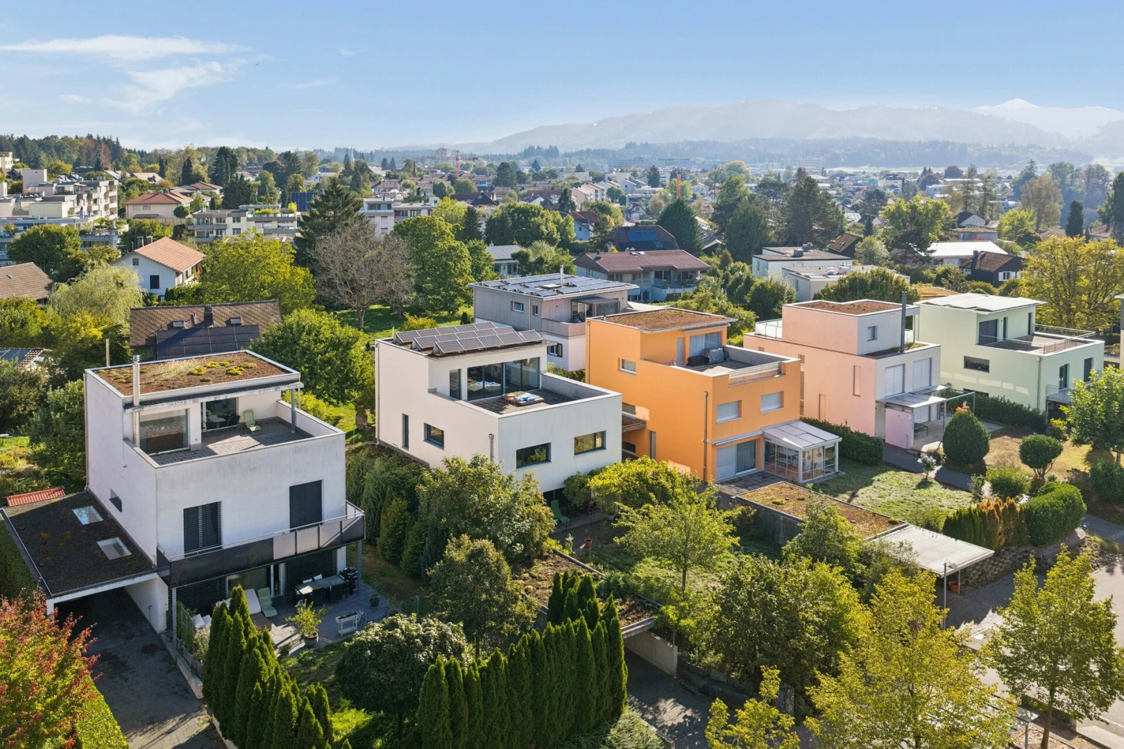 außenansicht mit residential view, wohngebietblick, neighborhood view, mountain view, und blick auf die berge