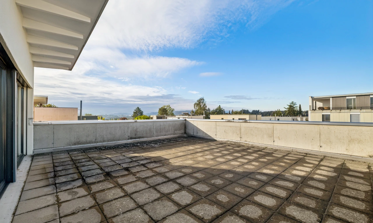 terrasse mit terrasse, from property, view focus, und day time