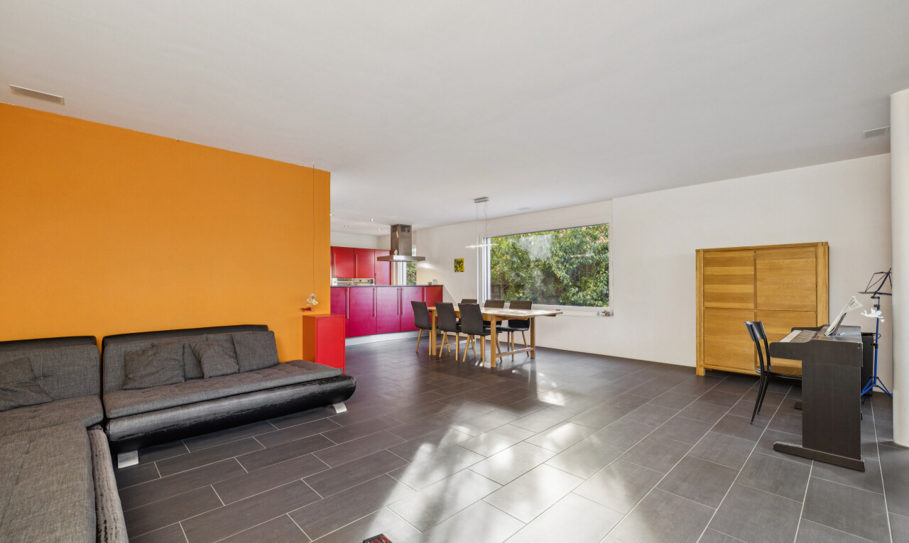 view of living / dining room