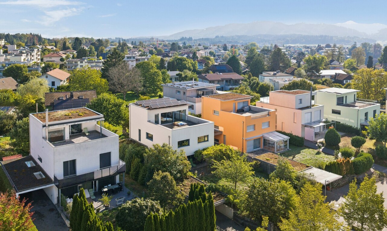 außenansicht mit residential view, wohngebietblick, neighborhood view, mountain view, und blick auf die berge