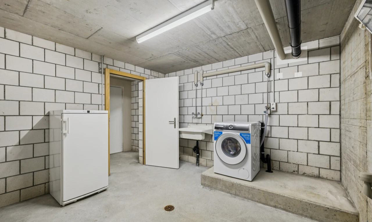 wäschekammer mit tumbler, inside community, und keller