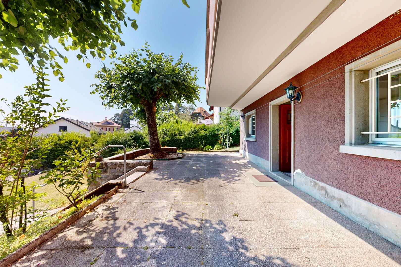 terrasse mit day time und from property