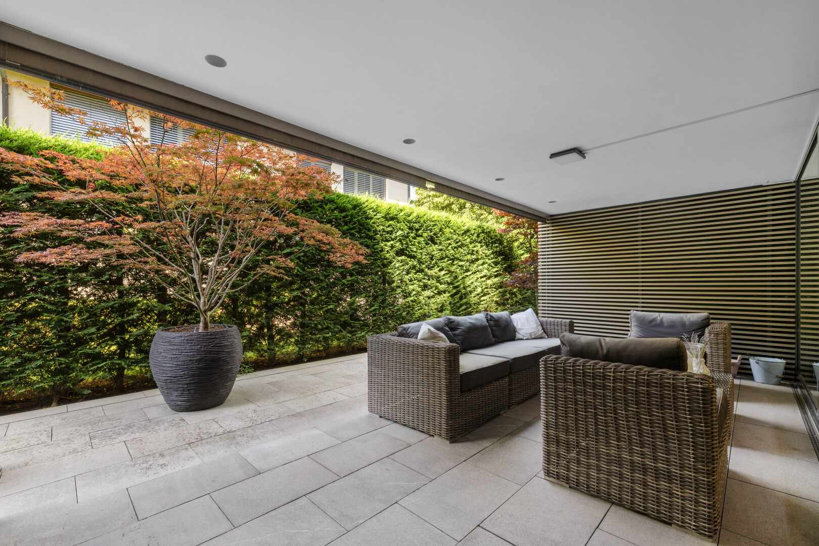 terrasse mit from property, terrasse, und wohnraum im freien