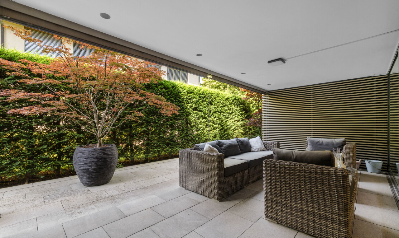 terrasse mit from property, terrasse, und wohnraum im freien