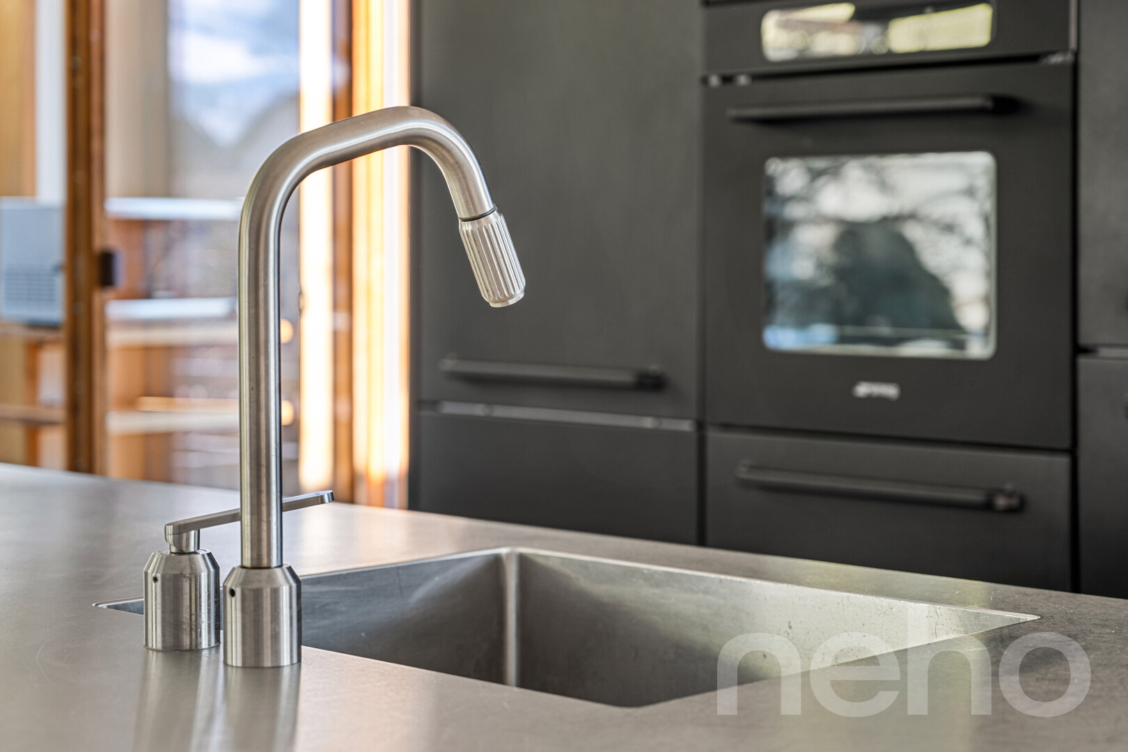 einzelheiten mit ofen, kitchen, inside property, interior, und waschbecken