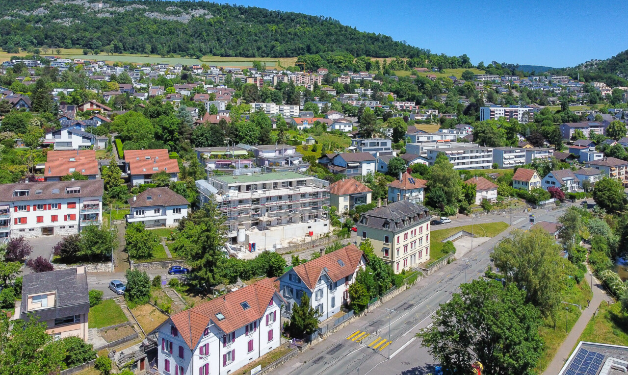 blick auf die berge mit day time und aerial view