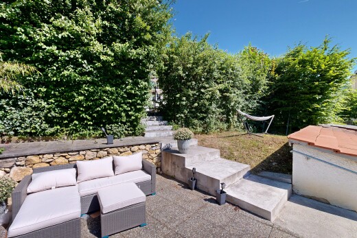 terrasse mit wohnraum im freien, terrasse, day time, und from property