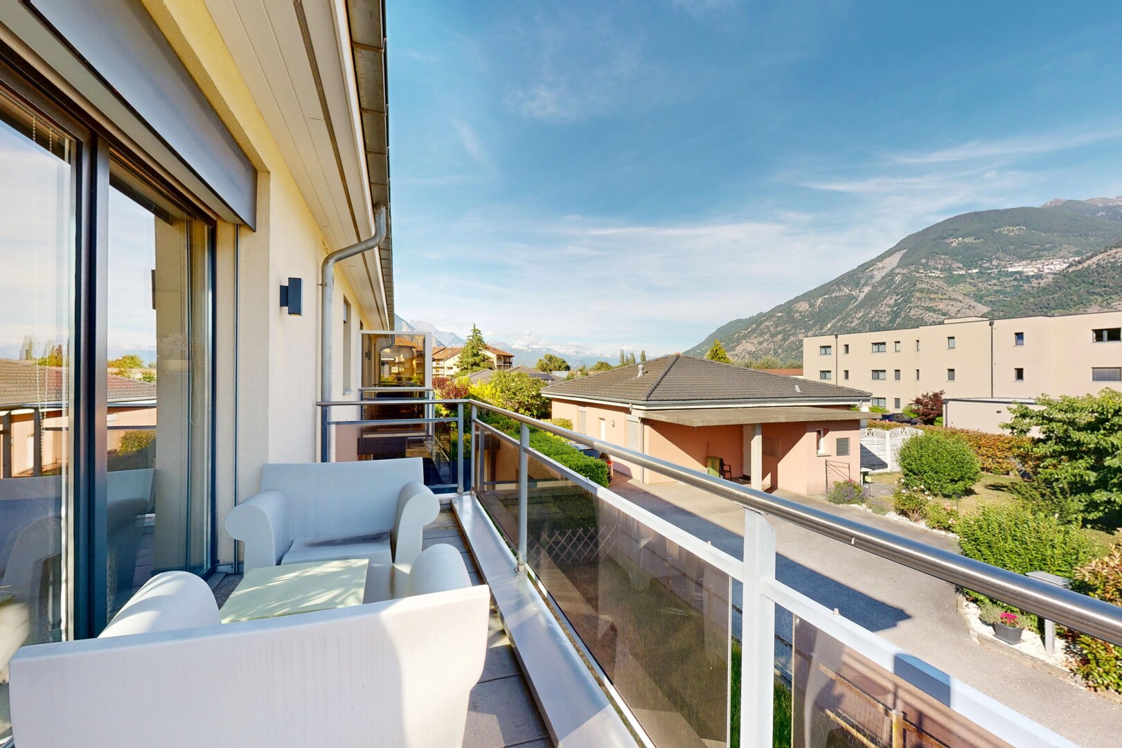 balcon avec day time, balcon, from property, vue sur la montagne, et mountain view
