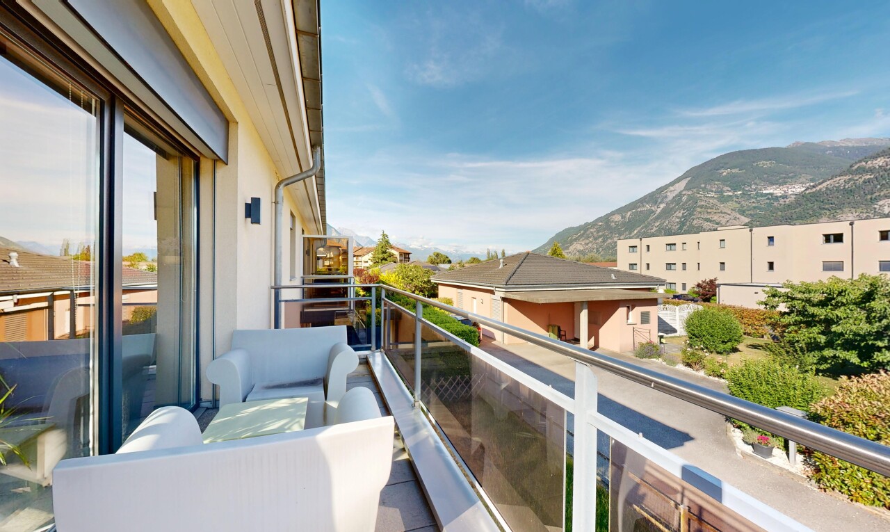 balcon avec day time, balcon, from property, vue sur la montagne, et mountain view