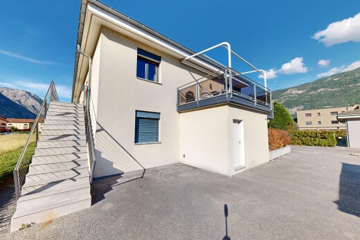 terrasse mit blick auf die berge, mountain view, day time, und from property