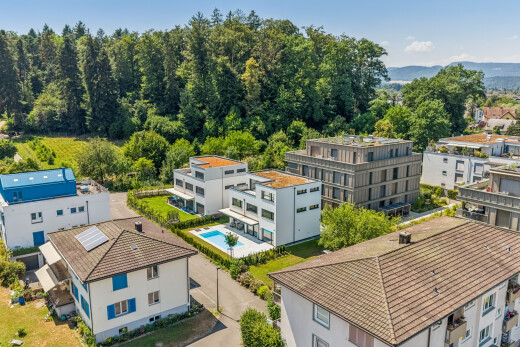 außenansicht mit day time und stuckverkleidung