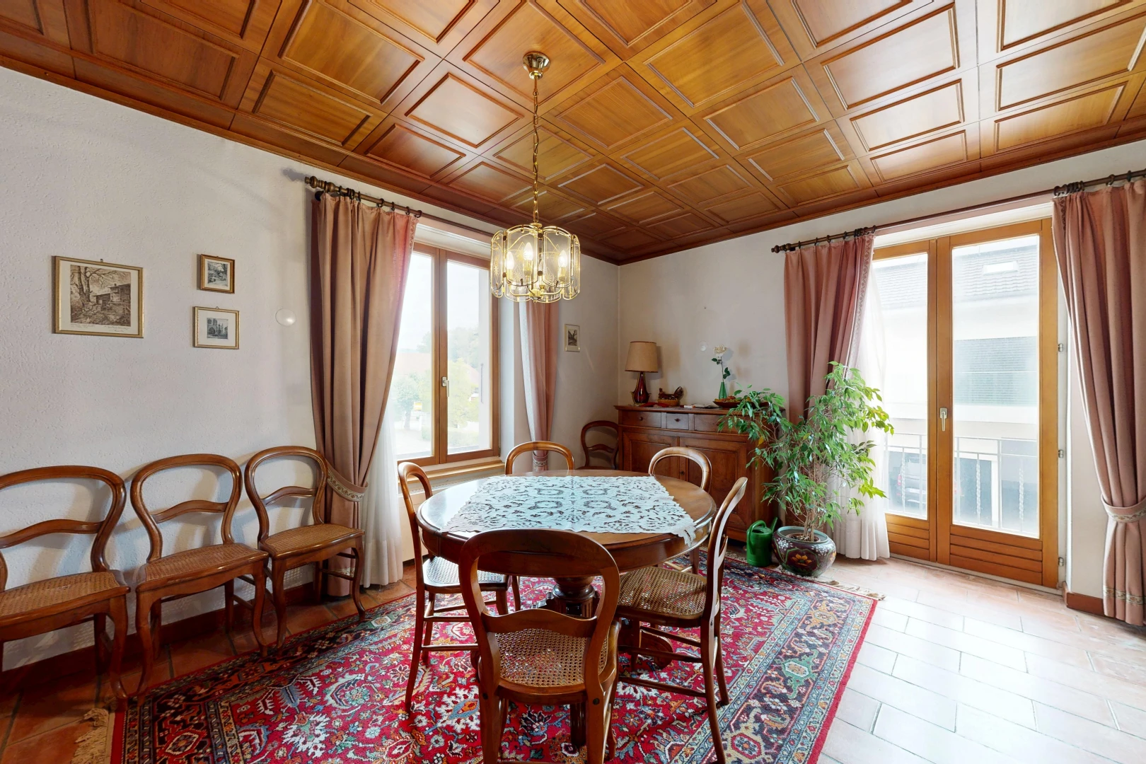 view of dining room