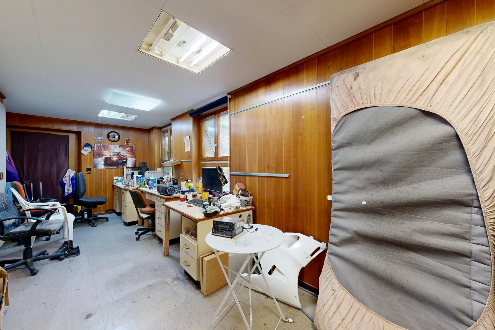 view of home office