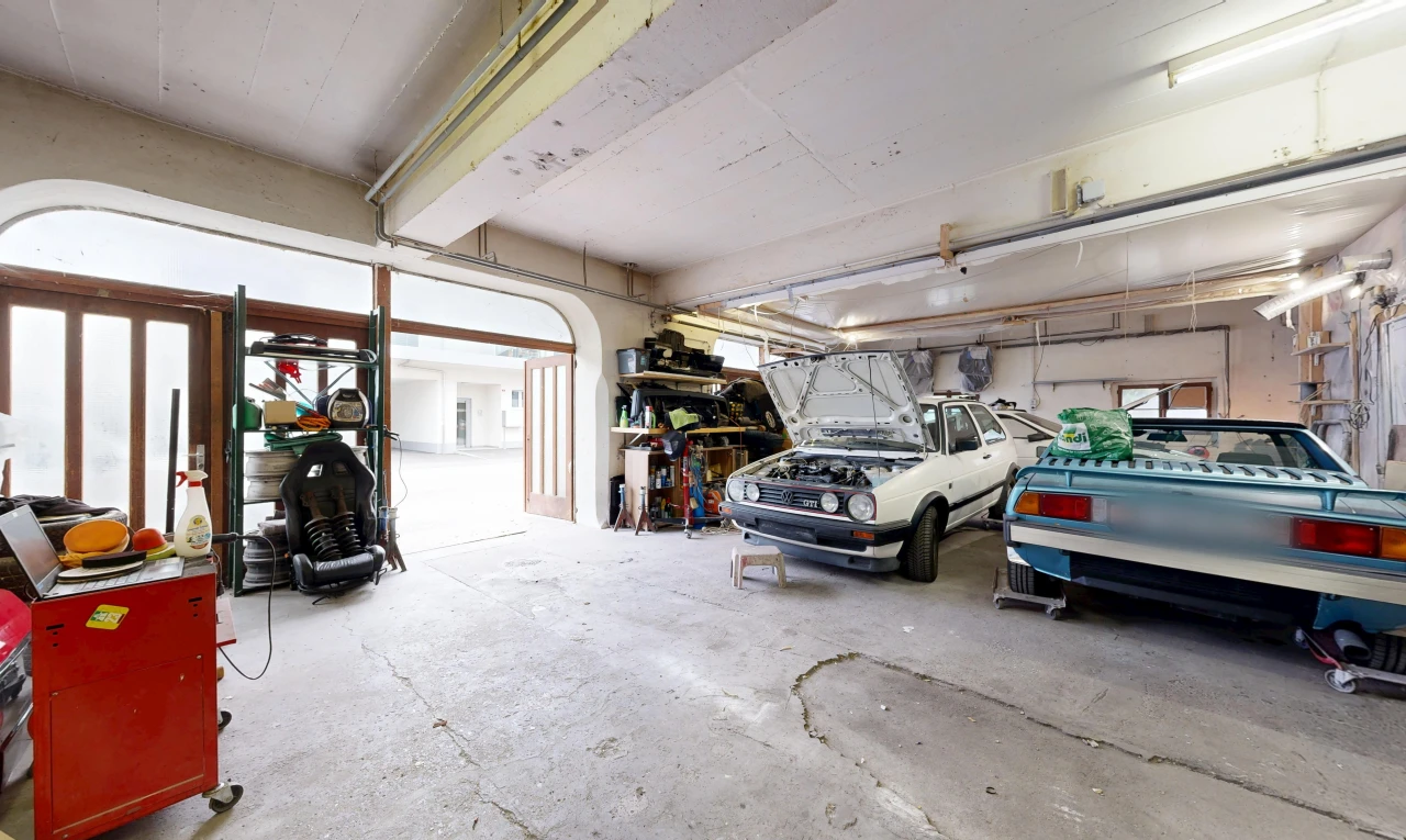 view of parking