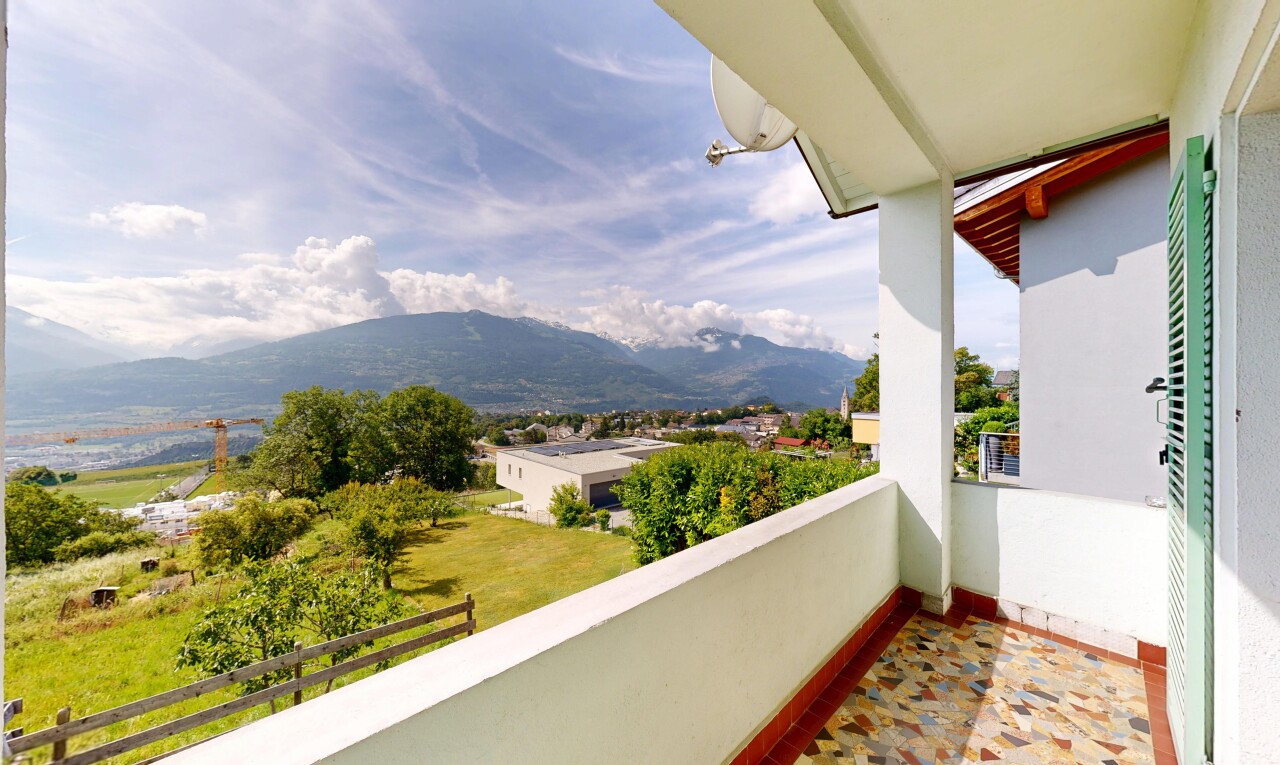 balcon avec balcon, vue sur la montagne, mountain view, from property, et day time