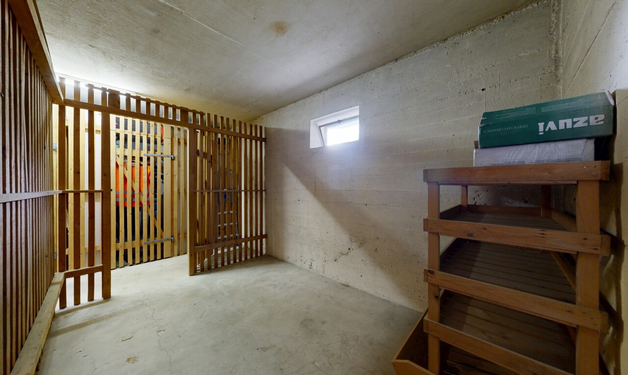 view of storage room