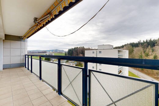 balkon mit overcast, from property, und balkon