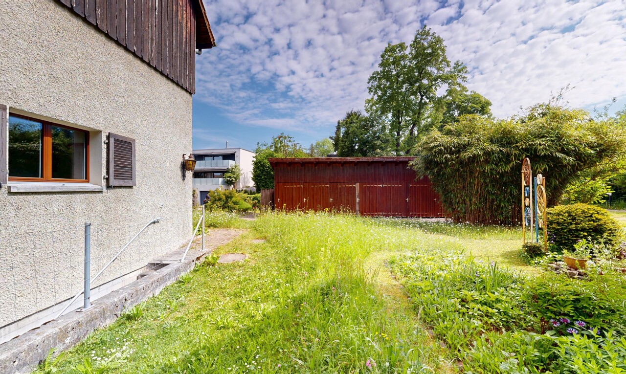 jardin avec from property, clôture, et pelouse