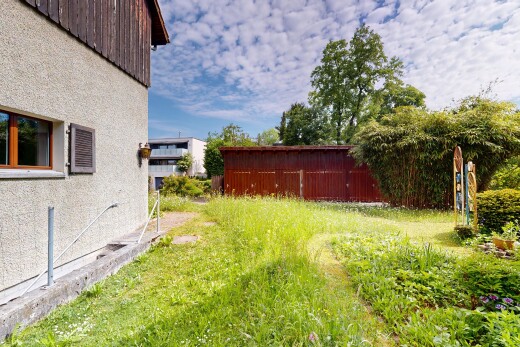 jardin avec from property, clôture, et pelouse