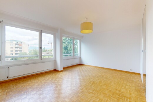 pièce vide avec inside property, parquet floor, lumière naturelle, natural light, et cloison sèche