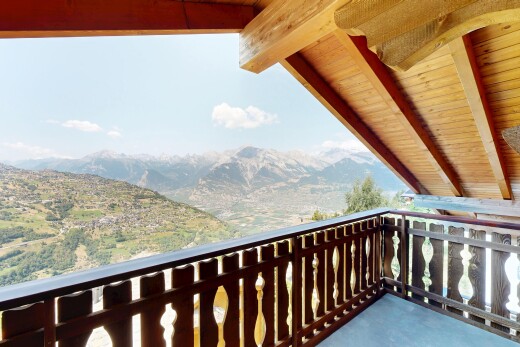 balcon avec balcon, vue sur la montagne, mountain view, view focus, et day time