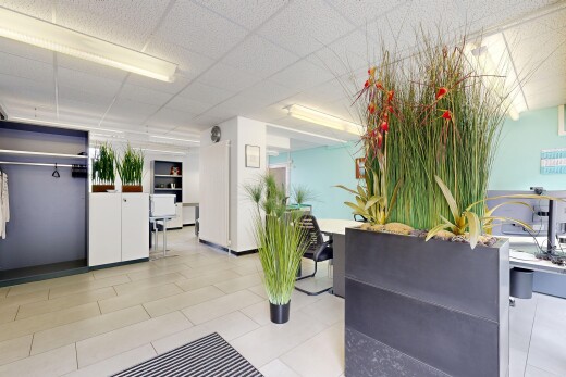 rezeption / lobby mit drywall, inside community, und drop ceiling