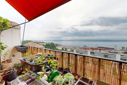 balcon avec from property, balcon, et overcast