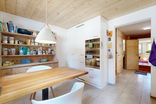 dining area featuring wooden ceiling