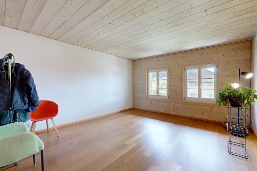 spare room with wooden ceiling and light wood-style floors