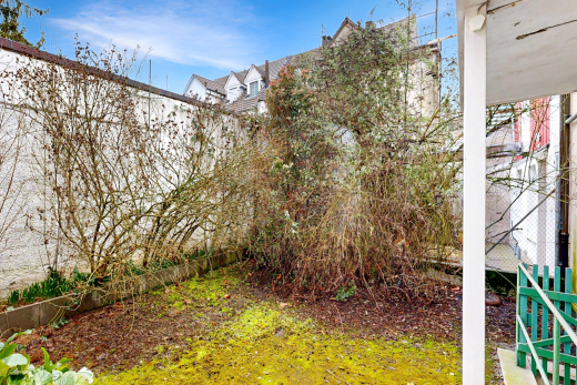 garten mit from property, day time, und zaun