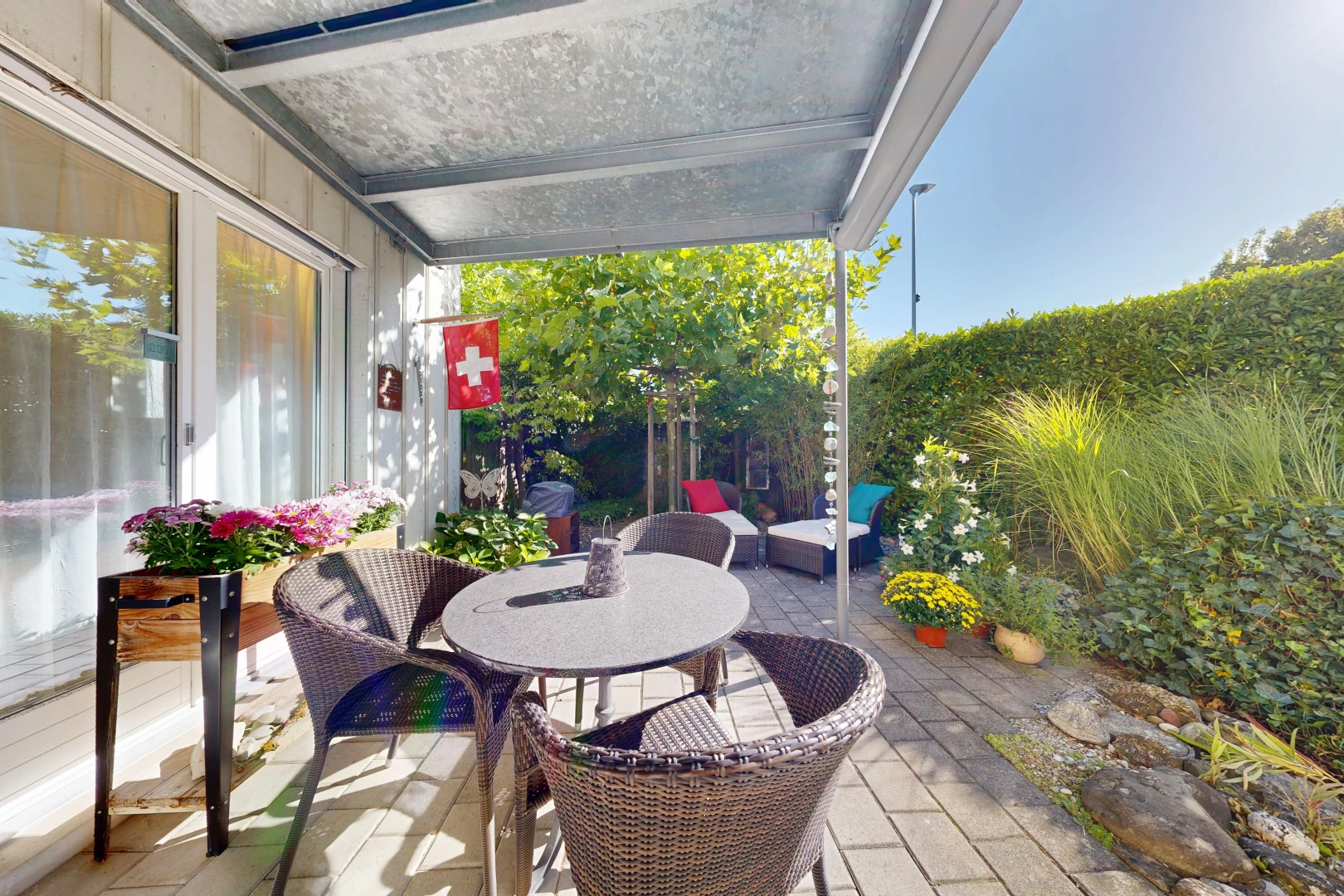 terrasse avec terrasse, from property, et coin repas extérieur