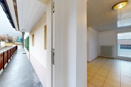 balcon avec radiateur