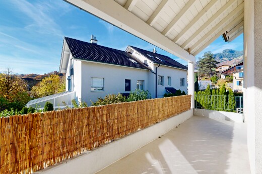 außenansicht mit day time und stuckverkleidung