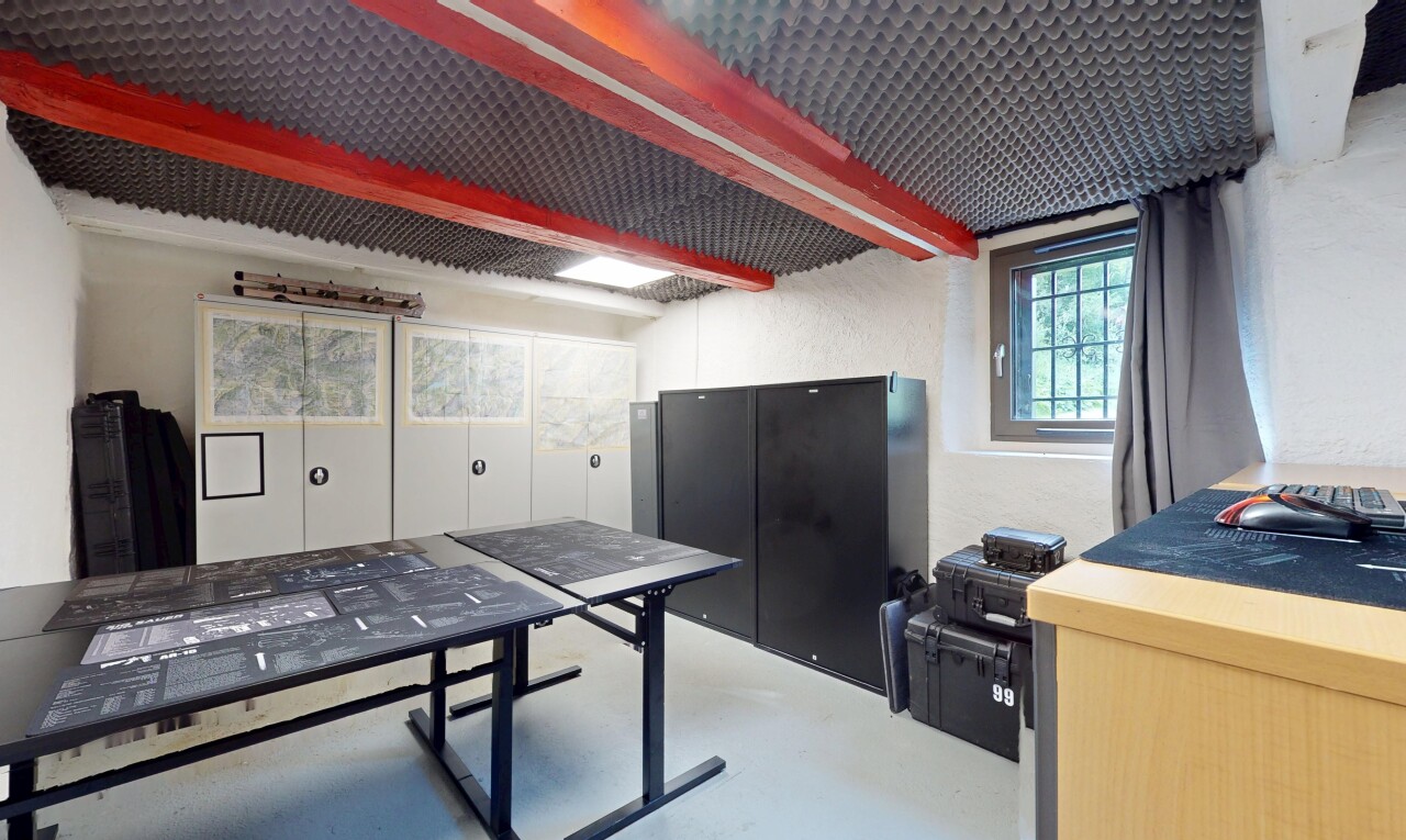 kitchen with concrete floors
