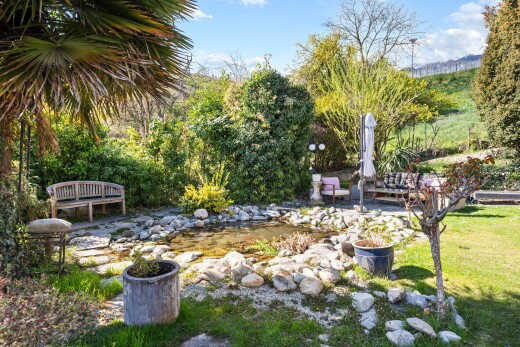 garten mit day time, from property, und terrasse