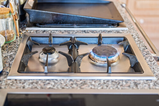 einzelheiten mit kitchen, herd, interior, und appliance