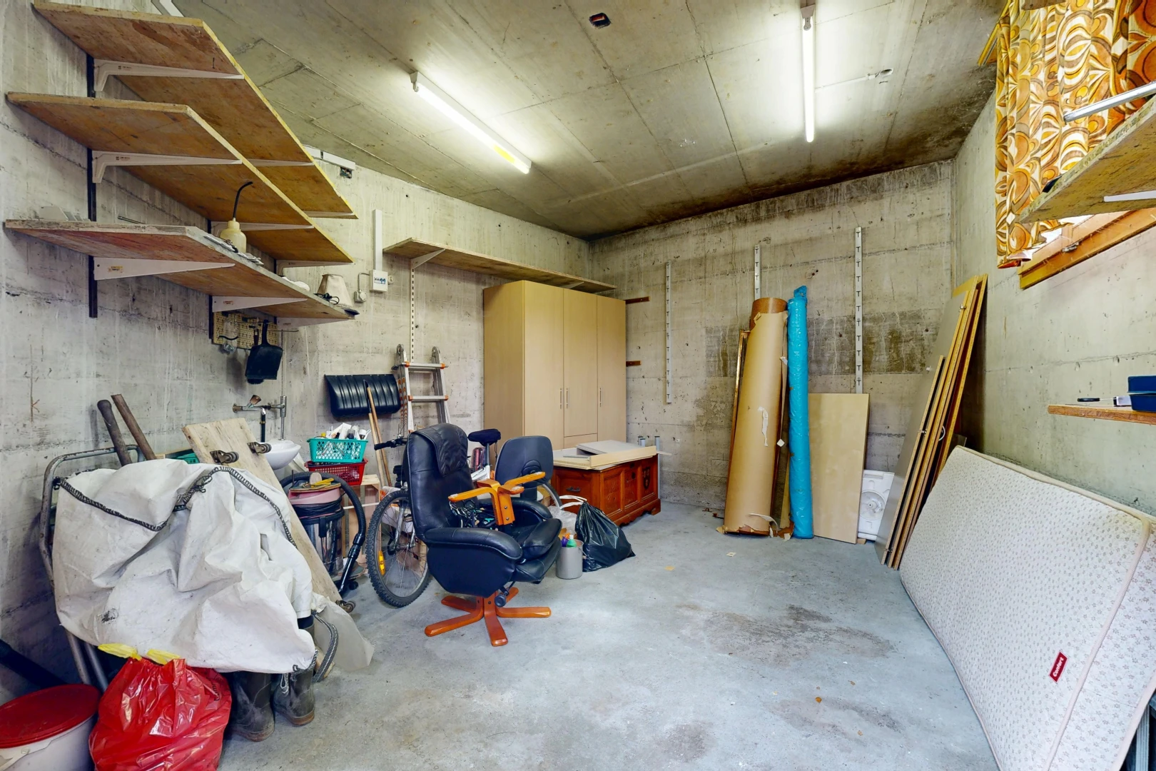 view of storage room