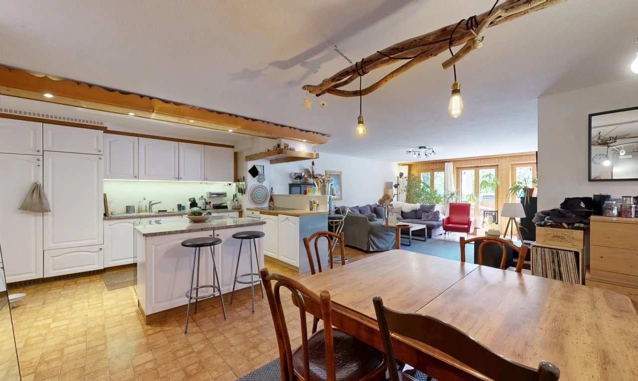 dining room featuring rail lighting