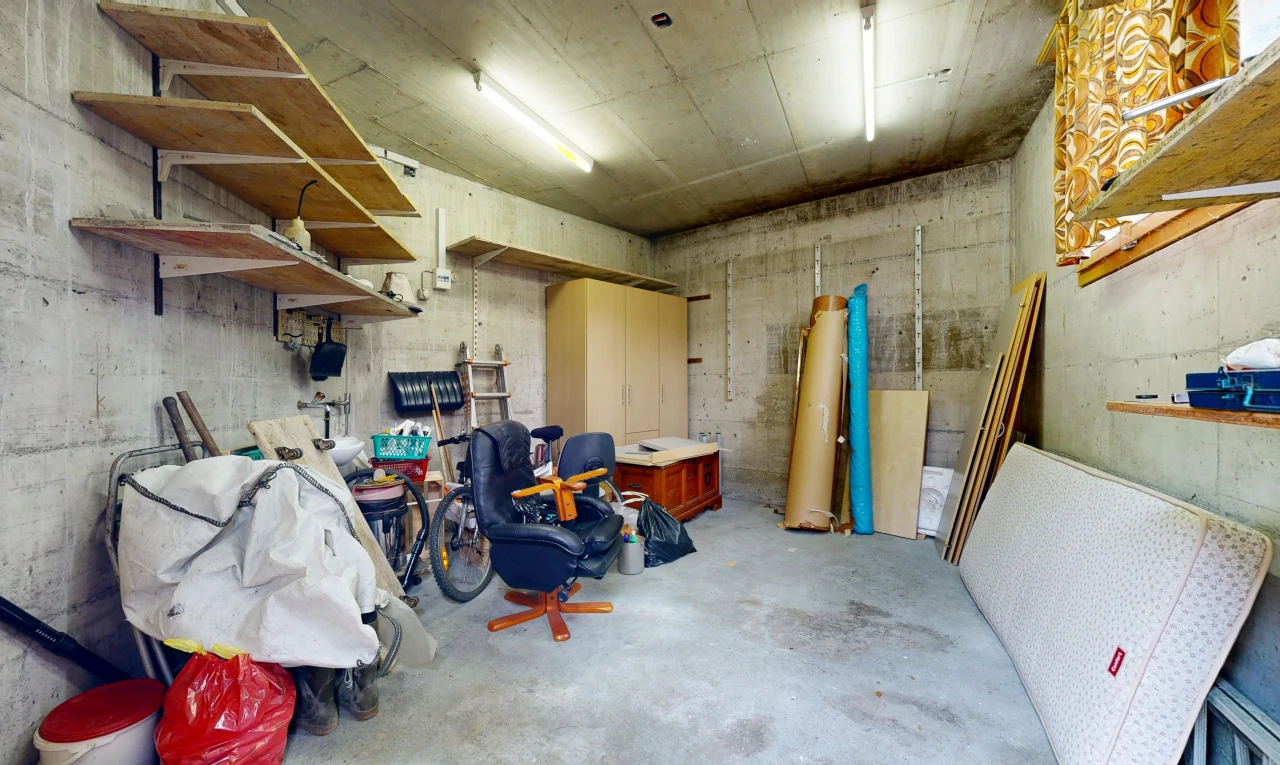 view of storage room