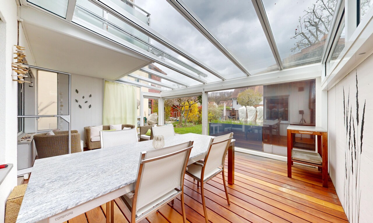 dining space featuring light wood-style flooring