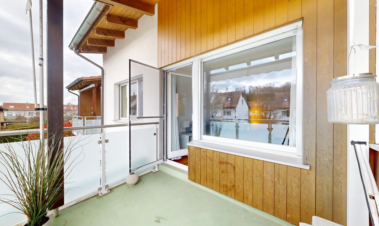 terrace featuring a balcony