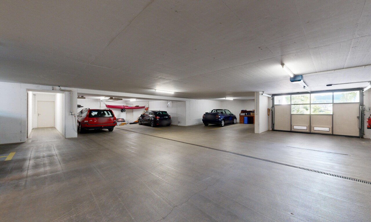parken mit parkgarage und inside community