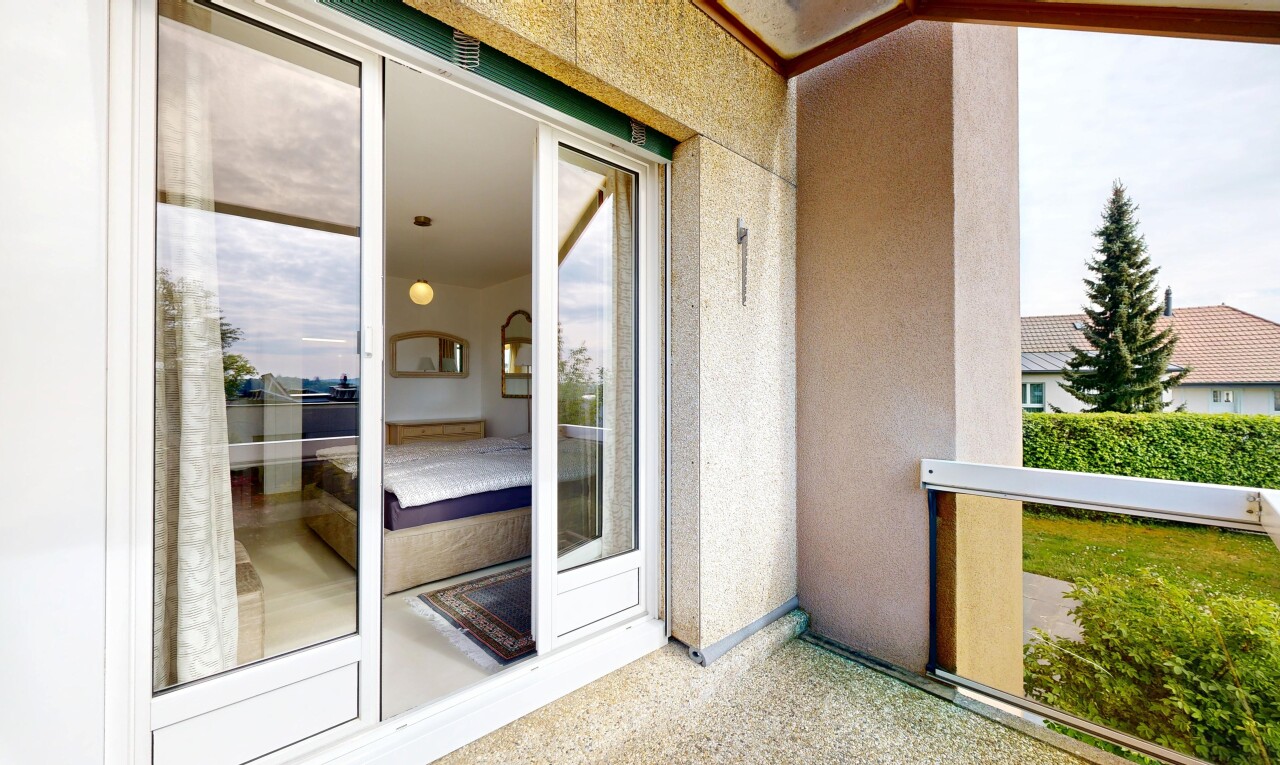 patio / terrace with a balcony