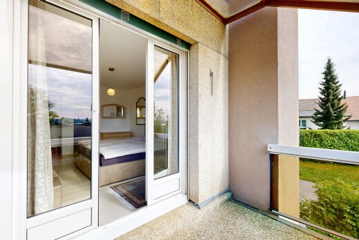 patio / terrace with a balcony