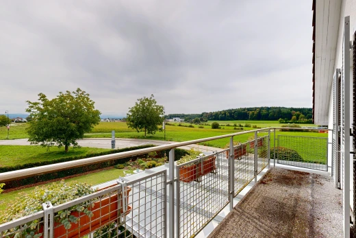 balcon avec balcon, from property, view focus, overcast, et rural view