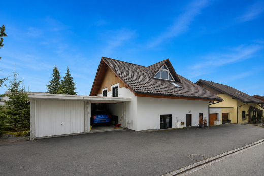 außenansicht mit day time, property visible, und vertikale verkleidung