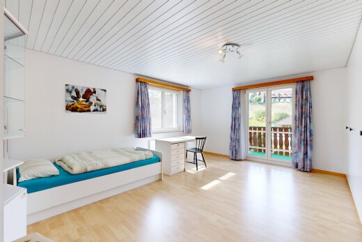 room featuring access to exterior, wooden ceiling, an office area, and light wood-type flooring