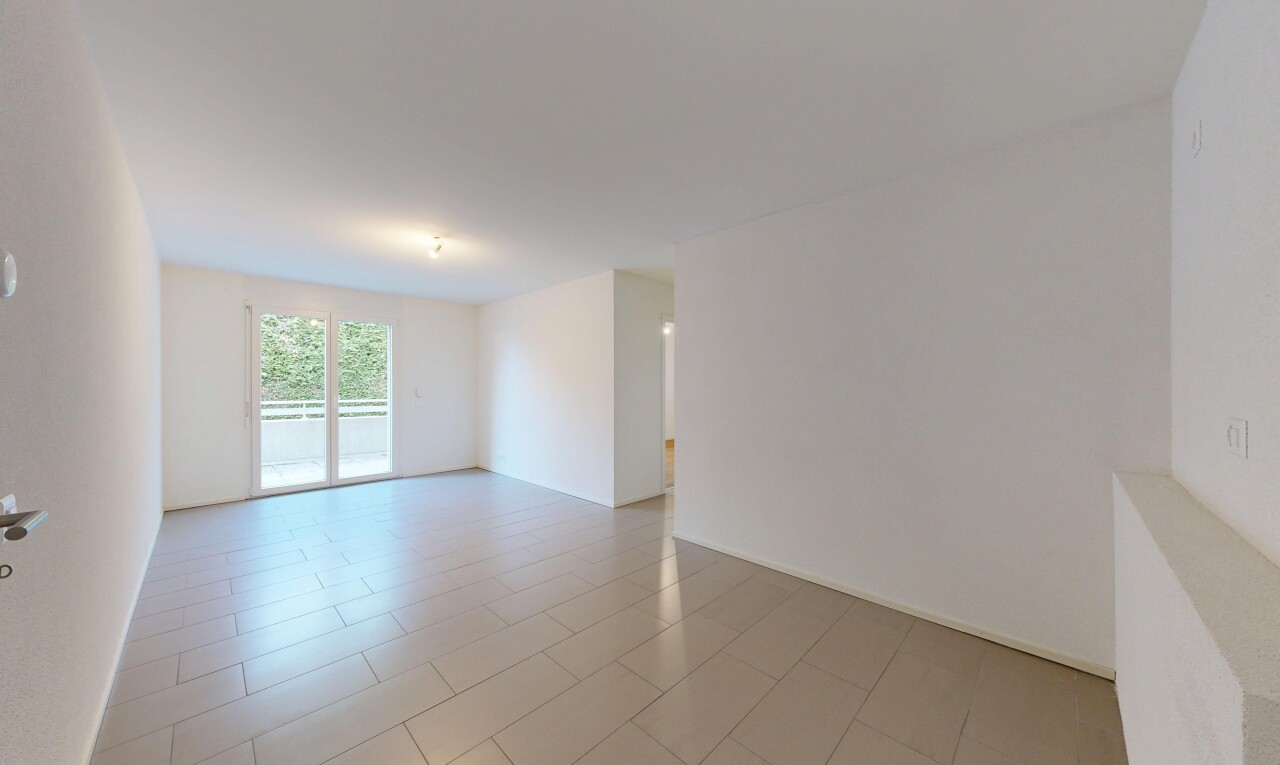 view of spare room